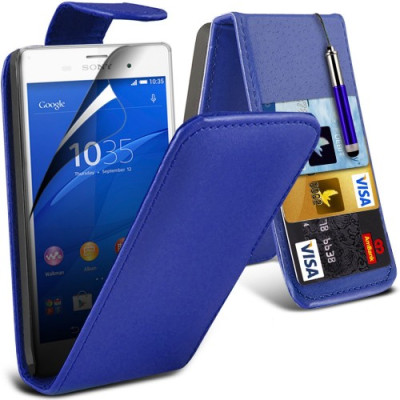 Flip Θήκη Sony Xperia Z3 Compact - Μπλέ (9962) - OEM