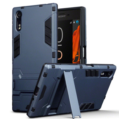 Terrapin Ανθεκτική Θήκη με Stand Sony Xperia XZ/ XZs - Dark Blue (131-005-026)