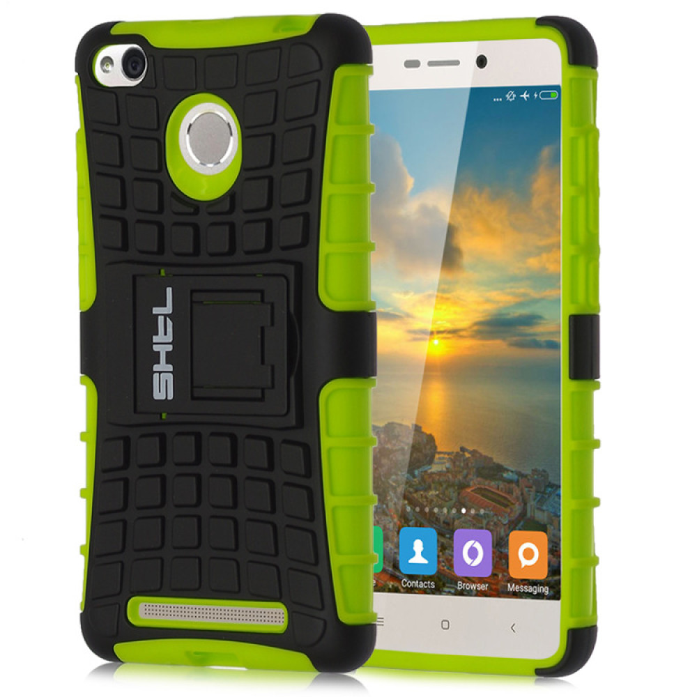 SHTL Ανθεκτική Θήκη Xiaomi Redmi 3S/3 Pro - Πράσινο (140790)