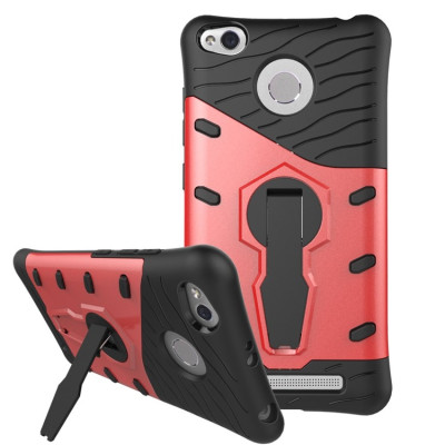SHTL Θήκη με Stand Xiaomi Redmi 3S/3 Pro - Red (140612)