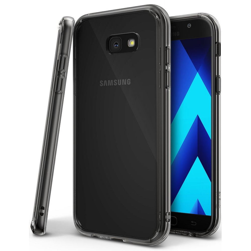 Ringke (Fusion) Διάφανη Θήκη Samsung Galaxy A5 2017 με TPU Bumper - Smoke Black (10159)