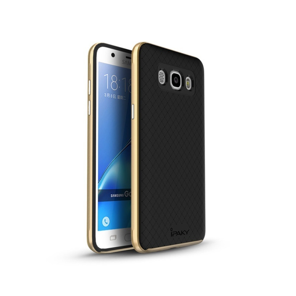Ipaky Θήκη Premium Hybrid Samsung Galaxy J5 (2016) - Gold (10333)