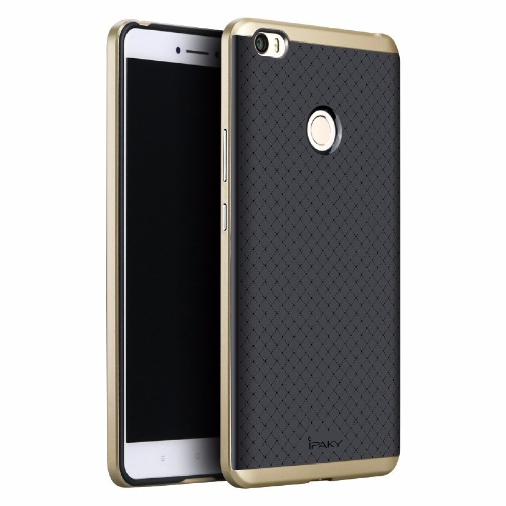 Ipaky Θήκη Premium Hybrid Xiaomi Mi Max - Black/Gold (10346)