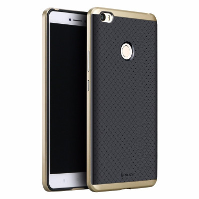 Ipaky Θήκη Premium Hybrid Xiaomi Mi Max - Black/Gold (10346)