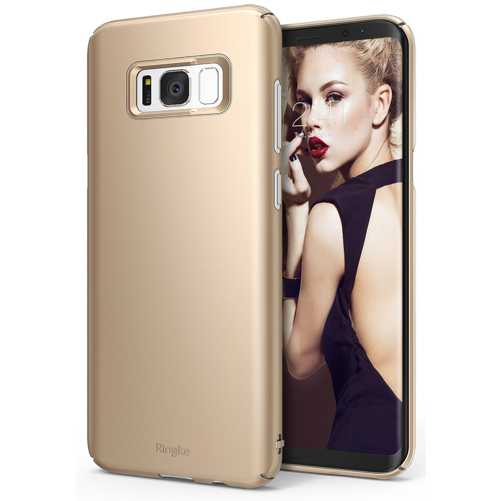 Etui Ringke Slim Θήκη Samsung Galaxy S8 Plus - Royal Gold (B06XBVF595)