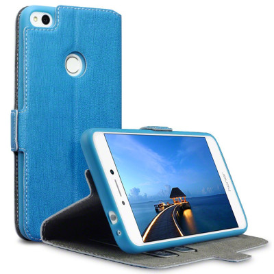 Terrapin Θήκη - Πορτοφόλι Huawei P8/P9 Lite 2017 - Light Blue (117-083-143)