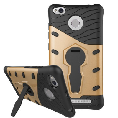 SHTL Θήκη με Stand Xiaomi Redmi 3/3S/3 Pro - Gold (140616)