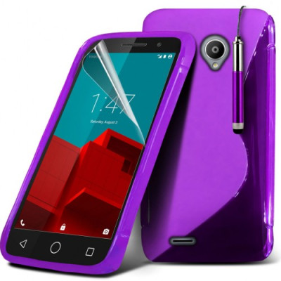 Ημιδιάφανη Θήκη Vodafone Smart First 7 Μωβ - OEM(10760)