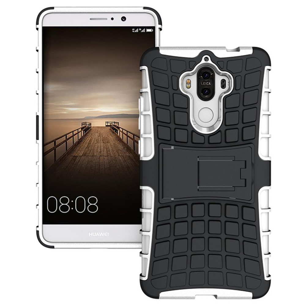 Ανθεκτική Θήκη με Stand Huawei Mate 9 - White - ΟΕΜ (10922-01)