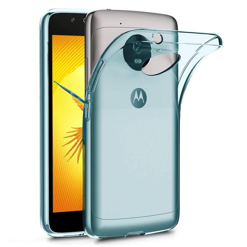 Terrapin Ημιδιάφανη Θήκη Σιλικόνης Motorola Moto G5 - Blue (118-003-031)