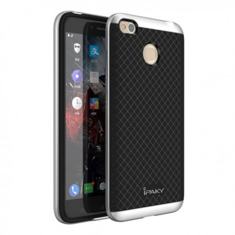 Ipaky Θήκη Hybrid Xiaomi Redmi 4X  - Black/Silver (11152)