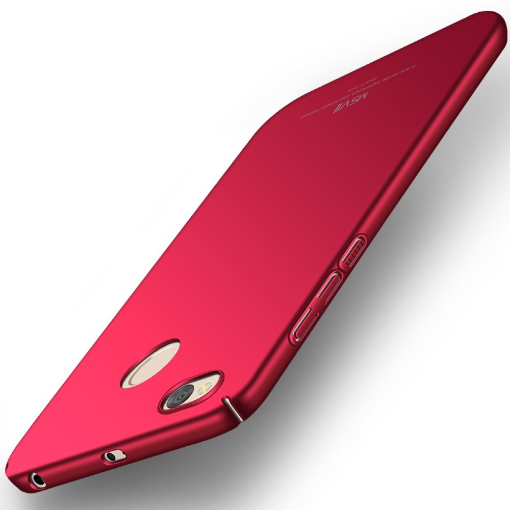 MSVII Super Slim Σκληρή Θήκη PC Xiaomi Redmi 4X - Red (MS7052RED)
