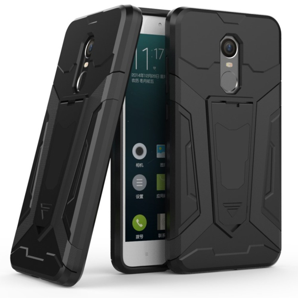 Ανθεκτική Θήκη Hybrid Kickstand Xiaomi Redmi Note 4X / Note 4  - Black (165833)