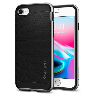 Spigen Θήκη Neo Hybrid 2 iPhone 8 / 7 - Satin Silver (054CS22359)
