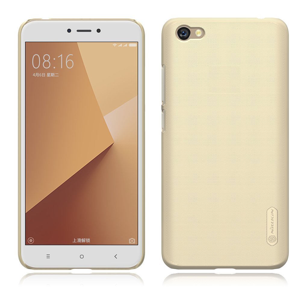 Nillkin Θήκη Super Frosted Shield Xiaomi Redmi Note 5A / Y1 & Screen Protector - Gold (11940)