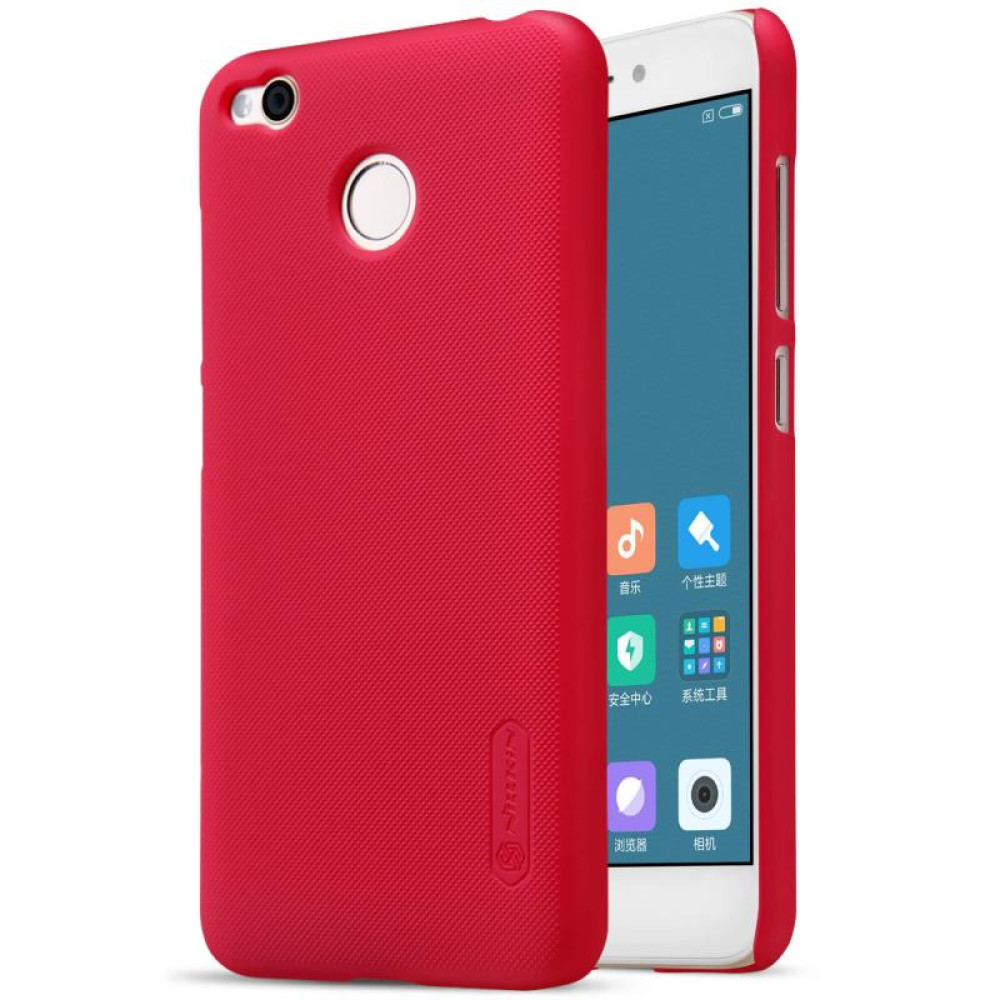 Nillkin Θήκη Super Frosted Shield Xiaomi Redmi 4 / 4X & Screen Protector - Red (12230)