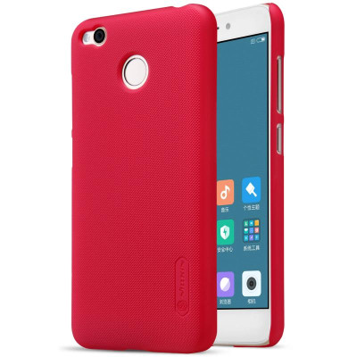 Nillkin Θήκη Super Frosted Shield Xiaomi Redmi 4 / 4X & Screen Protector - Red (12230)