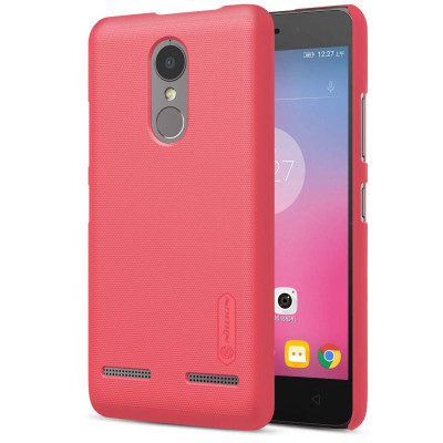 Nillkin Θήκη Super Frosted Shield Lenovo K6 Power & Screen Protector - Red (12327)