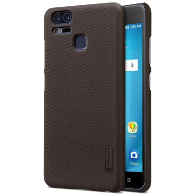 Nillkin Θήκη Super Frosted Shield Zenfone 3 Zoom & Screen Protector - Brown (12339)