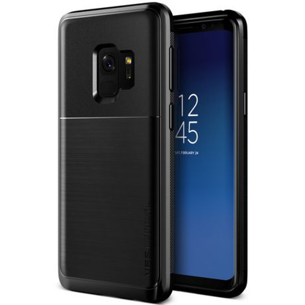 VRS Design Θήκη High Pro Shield Series Samsung Galaxy S9 Plus - Metal Black (VRSGS9P-HPSMB)