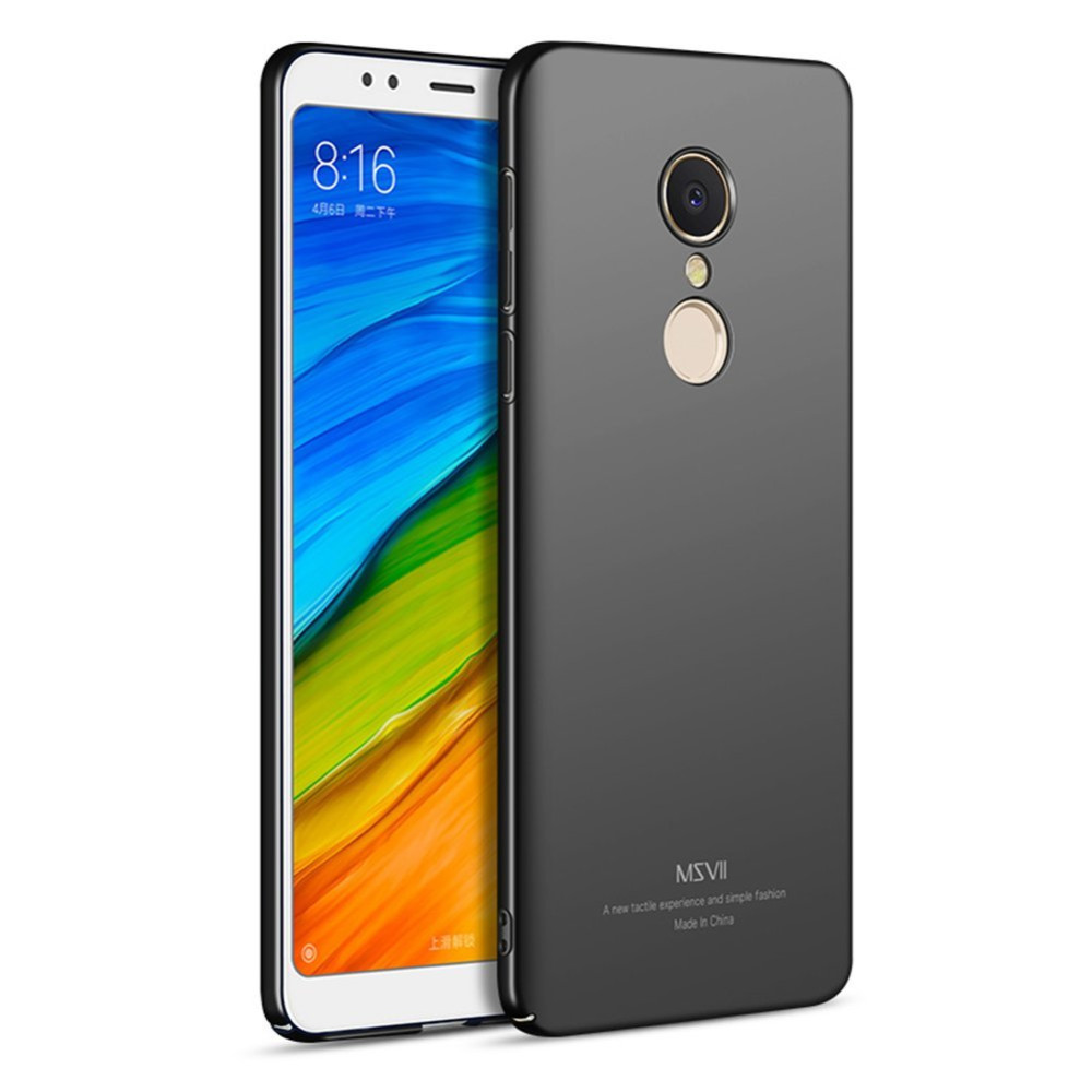 MSVII Super Slim Σκληρή Θήκη PC Xiaomi Redmi 5 - Black (U2-05a)