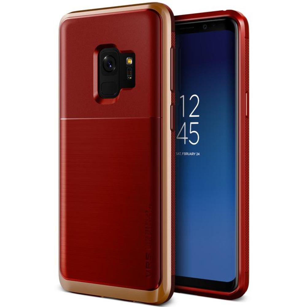 VRS Design Θήκη High Pro Shield Series Samsung Galaxy S9  - Red Blush Gold (VRSGS9-HPSRD)