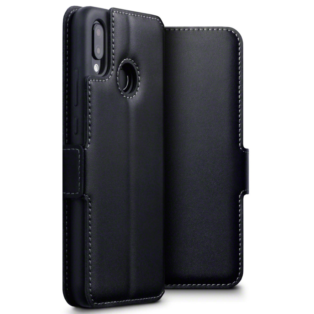 Terrapin Low Profile Δερμάτινη Θήκη - Πορτοφόλι Huawei P20 Lite - Black (117-083-186)