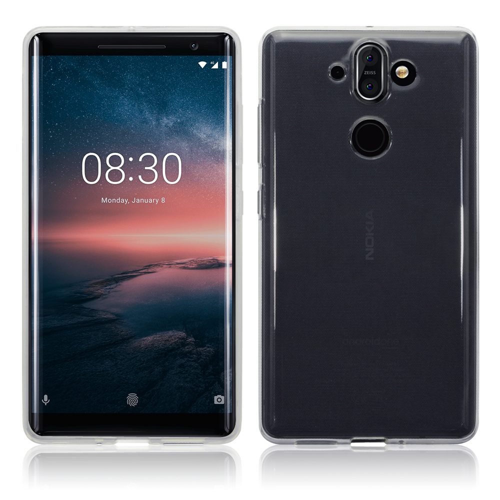 Terrapin Διάφανη Θήκη Σιλικόνης Nokia 8 Sirocco - Clear (118-001-249)