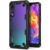 Ringke Fusion-X Θήκη Huawei P20 Pro με TPU Bumper - Black (13207)