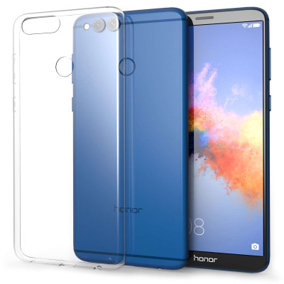 Caseflex Θήκη Σιλικόνης Honor 7X - Clear (HU-AW03-Z534)