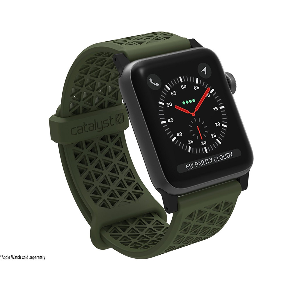 Catalyst Ανταλλακτικό Λουράκι Σιλικόνης Apple Watch Ultra2/Ultra1/SE/9/8/7/6/5/4 (49/45/44/mm) - Army Green (CAT42SBGRN)