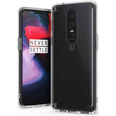 Ringke Fusion Θήκη με TPU Bumper OnePlus 6 - Clear (13633)