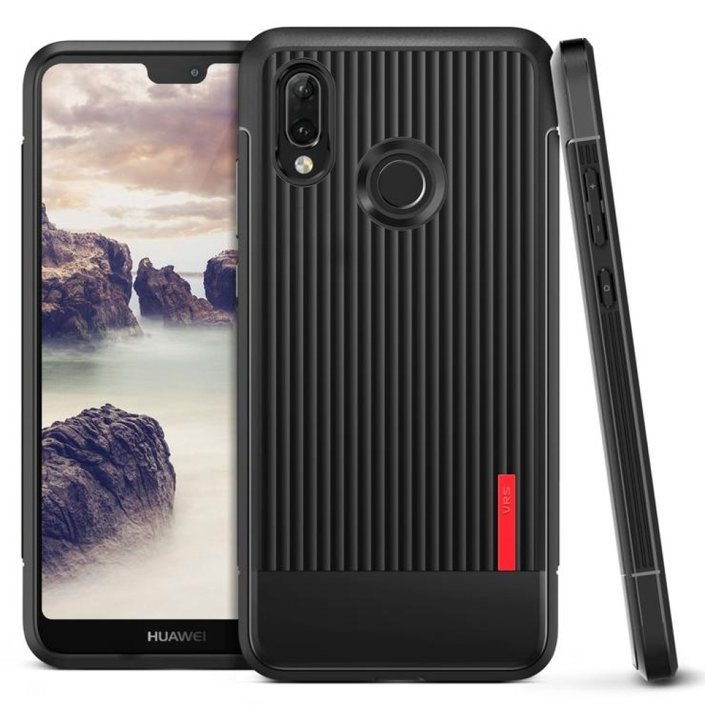 VRS Design Θήκη Single Fit Label Huawei P20 Lite - Black (VRSP20L-SFTBK)
