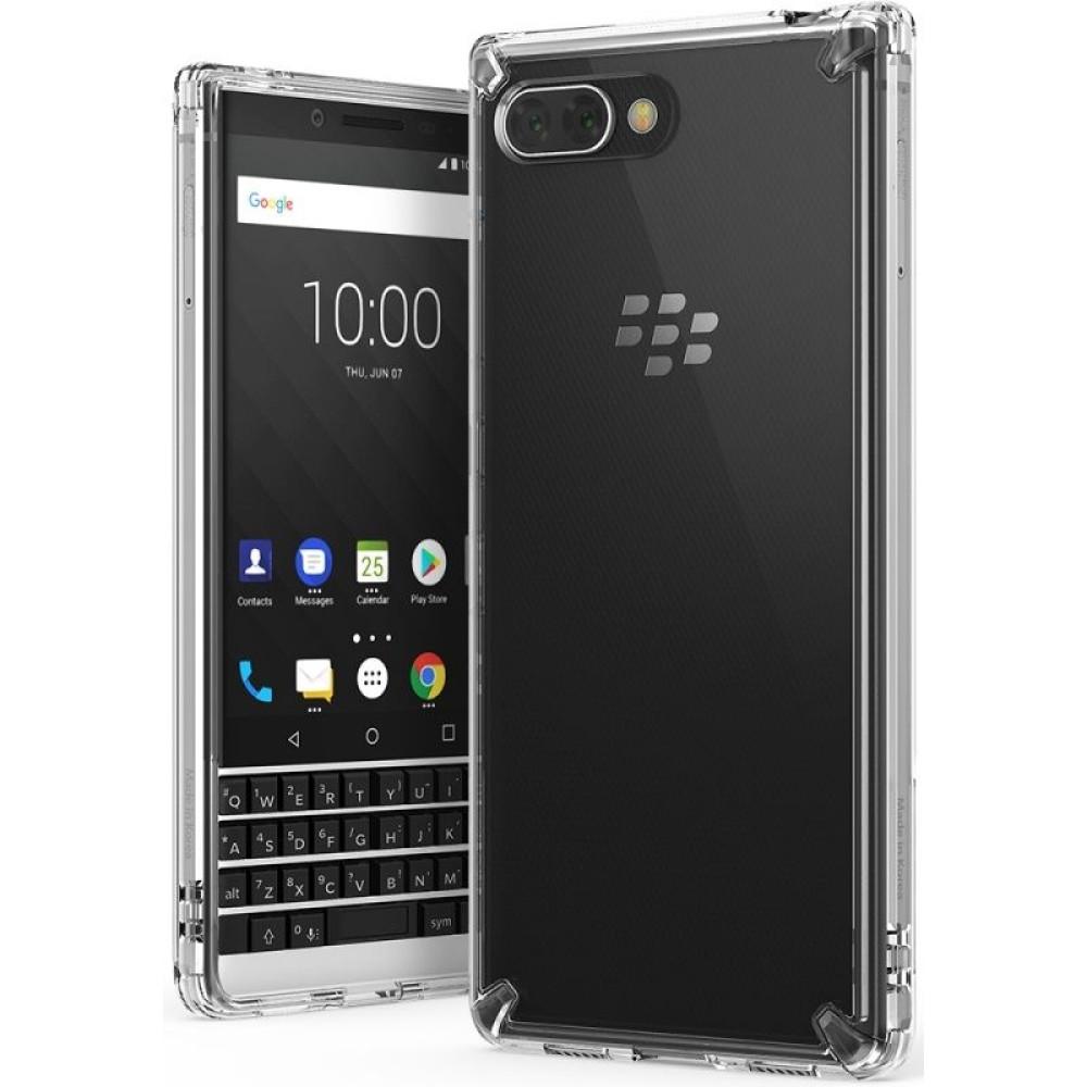 Ringke (Fusion) Διάφανη Θήκη Blackberry KEY2 με TPU Bumper - Clear (13924)