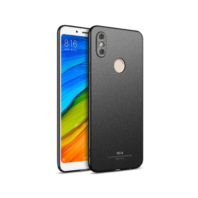 MSVII Super Slim Σκληρή Θήκη PC Xiaomi Redmi Note 5 / Redmi Note 5 Pro - Matte Black (G3-08)