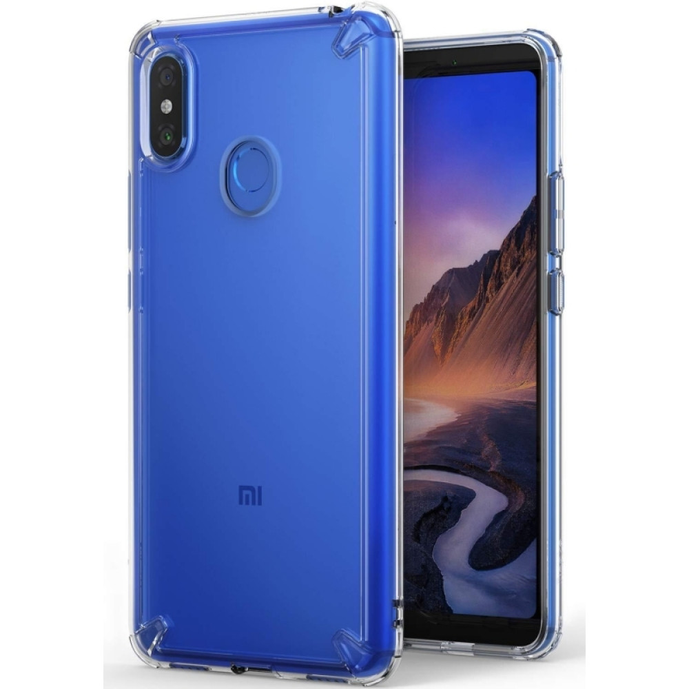 Ringke (Fusion) Θήκη Xiaomi Mi Max 3 με TPU Bumper - Clear (14391)