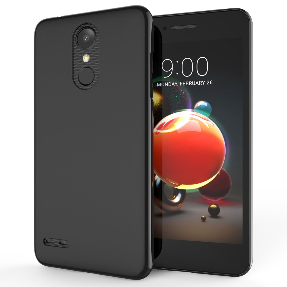 Caseflex Θήκη Σιλικόνης LG K9 / K8 2018 - Black Matte (CS000006LG)