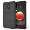 Caseflex Θήκη Σιλικόνης Carbon Fibre Effect LG K9 / K8 2018 - Black (CS000010LG)