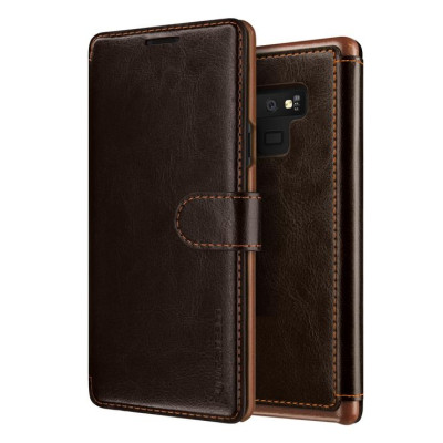 VRS Design Dandy Layered Θήκη - Πορτοφόλι Samsung Galaxy Note 9 - Brown (VRS-GN9-LDD-CBR)