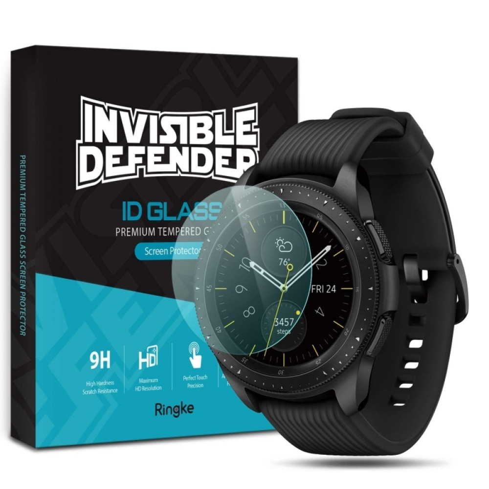 Ringke Invisible Defender ID Glass - Premium Αντιχαρακτικό Γυαλί Οθόνης Samsung Galaxy Watch 42mm - 4τμχ (RGK772)
