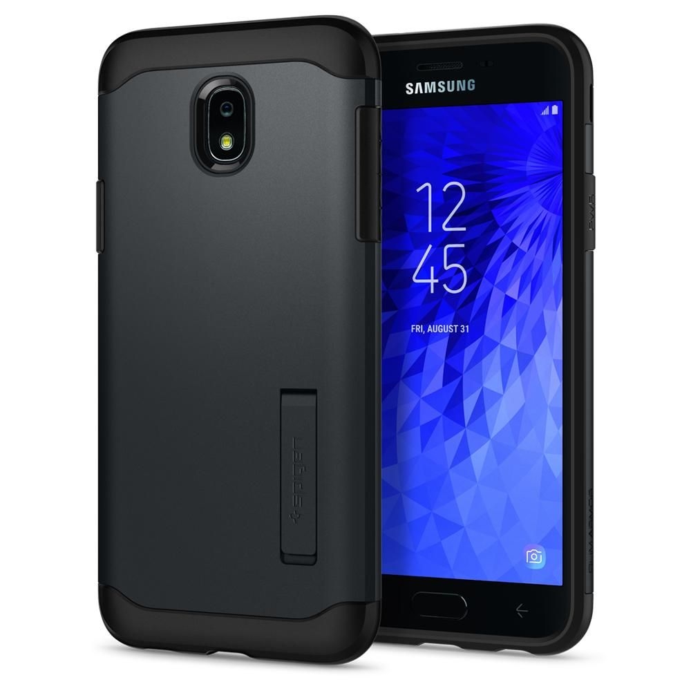 Spigen Θήκη Slim Armor Samsung Galaxy J7 2018 - Metal Slate (595CS24020)
