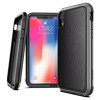 X-Doria Defense Lux Θήκη iPhone XR - Black Leather (3X3C0552B)