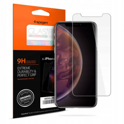 Spigen Premium Tempered Glass - Αντιχαρακτικό Γυάλινο Screen Protector iPhone 11 Pro / XS / X (063GL24514)