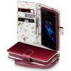 Terrapin Θήκη Πορτοφόλι Sony Xperia XZ2 Compact - Red Floral (117-005-619)