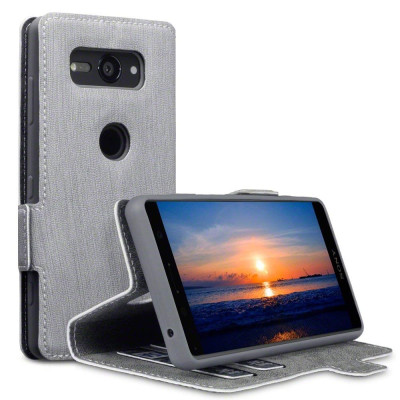 Terrapin Low Profile Θήκη - Πορτοφόλι Sony Xperia XZ2 Compact - Grey (117-005-631)