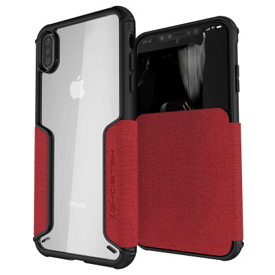 Ghostek Exec 3 - Θήκη Πορτοφόλι iPhone XS Max - Rage Red (GHOCAS1072)