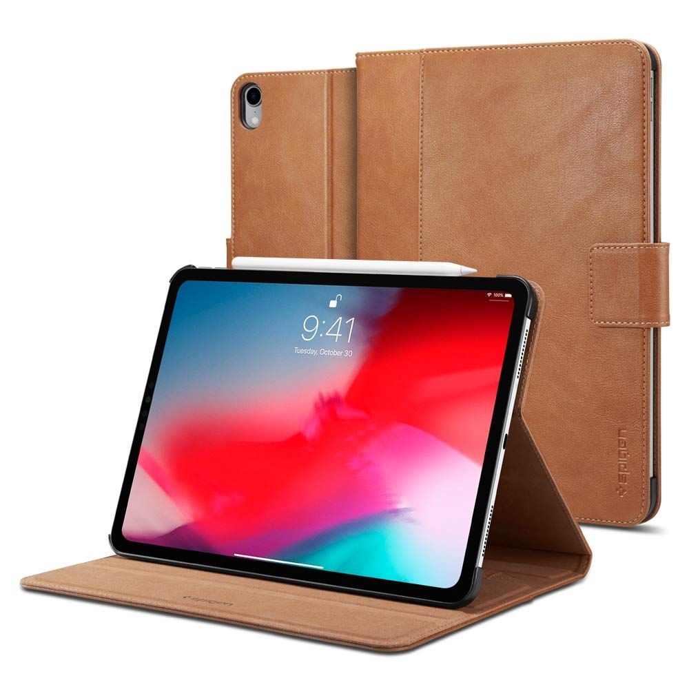 Θήκη Spigen Stand Folio Case iPad Pro 11'' 2018 - Brown (067CS25645)