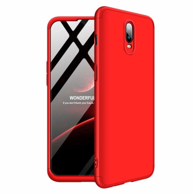 GKK Θήκη Hybrid Full Body 360° OnePlus 6T - Red (44500)
