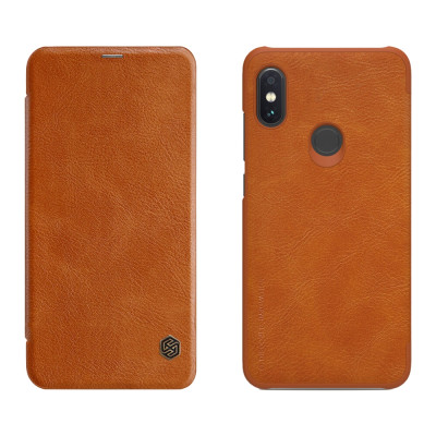 Nillkin Qin Θήκη-Πορτοφόλι Xiaomi Redmi Note 6 Pro - Brown (44546)