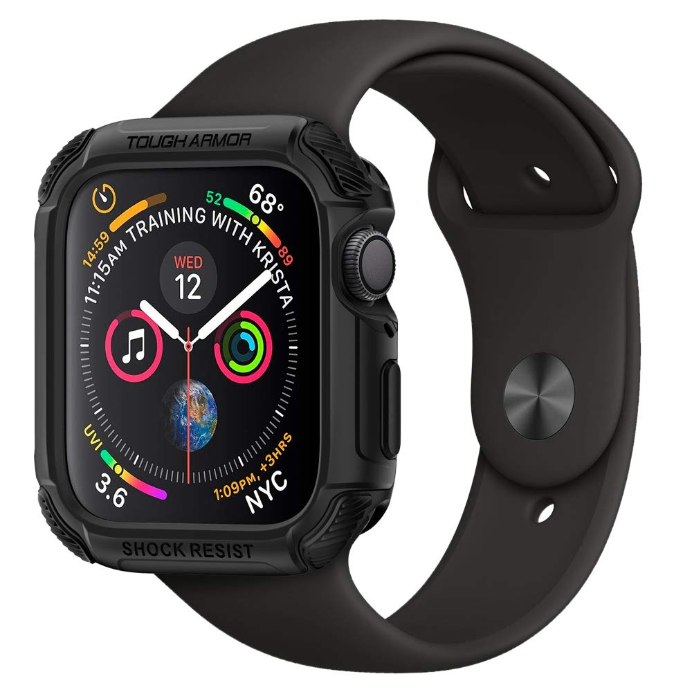 Spigen Θήκη Tough Armor  Apple Watch SE/6/5/4 (44mm) - Black (062CS24477)